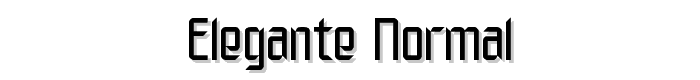 Elegante Normal font